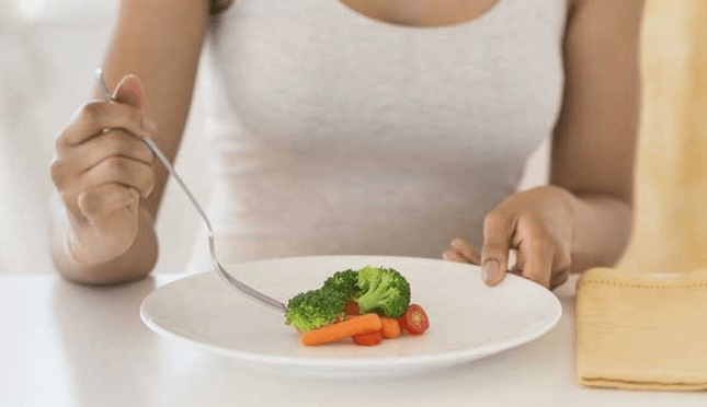 A diet with weight loss