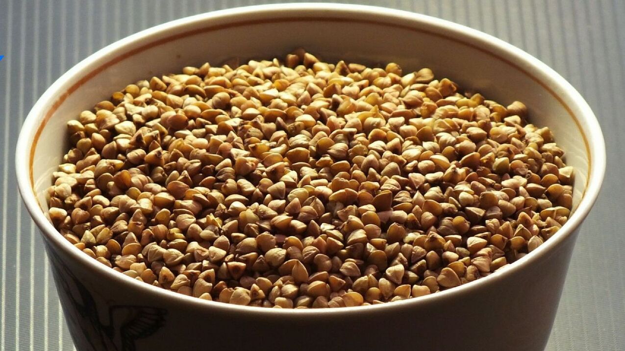 Buckwheat is the basis of the diet